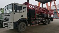 Hochgeschwindigkeits-LKW angebrachte Bohrmaschine, geotechnisches bohrendes Ausrüstungs-Rot